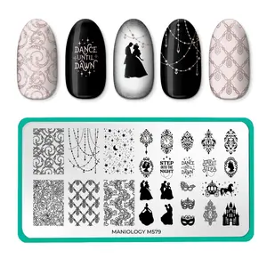 Midnight Ball (M579) - Nail Stamping Plate Midnight Ball (M579) - Nail Stamping Plate