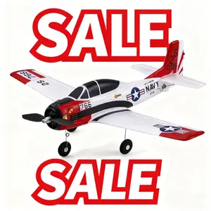 FMS 410mm T-28 Trojan RTF Ready to Fly RC Airplane with Transmitter Receiver Battery Charger Pre-installed Electronics