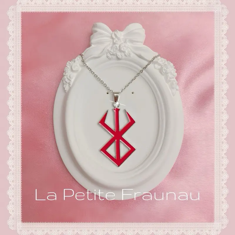 Kawaii Handmade Custom Berserk inspired Dainty Anime Manga Jfashion Girly Necklace