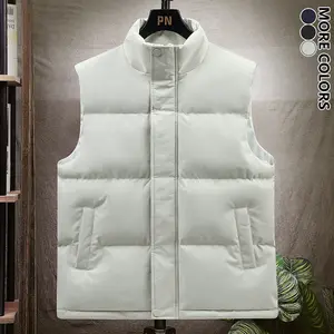 Autumn And Winter Warm Vest For Men, Versatile Fashion Stand Collar Windproof Jacket, Thermal Vest
