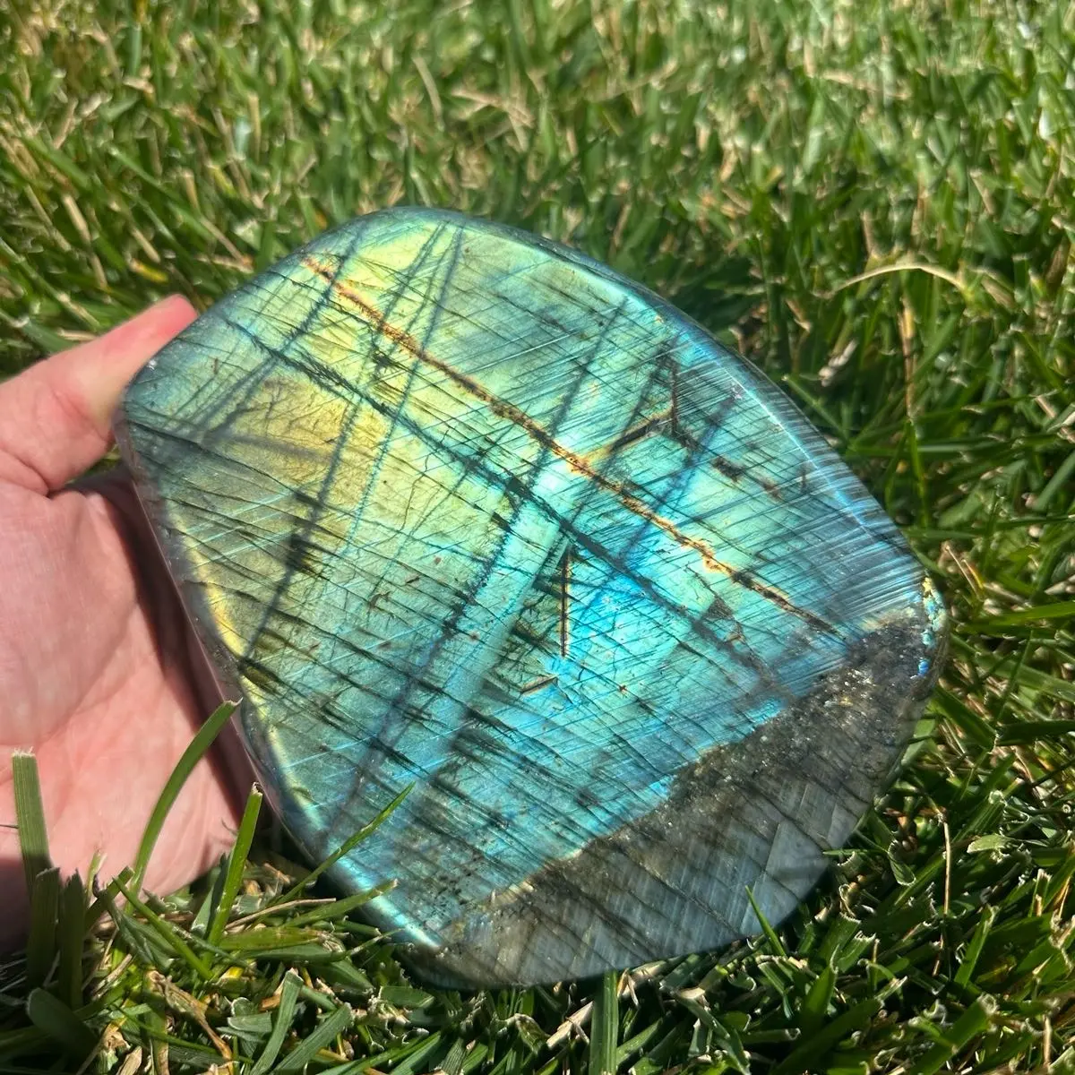 XL Labradorite Freeform Home Ornament Crystal