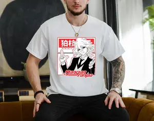 Danganronpa Nagito Komaeda Anime Shirt T-Shirt Menswear Top Underwear Tshirt