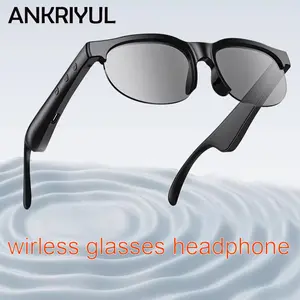 ANKRIYUL Outdoor wireless Glasses Headphone Music glasses Headphone For Walking  Mountain Climbing  Cycling