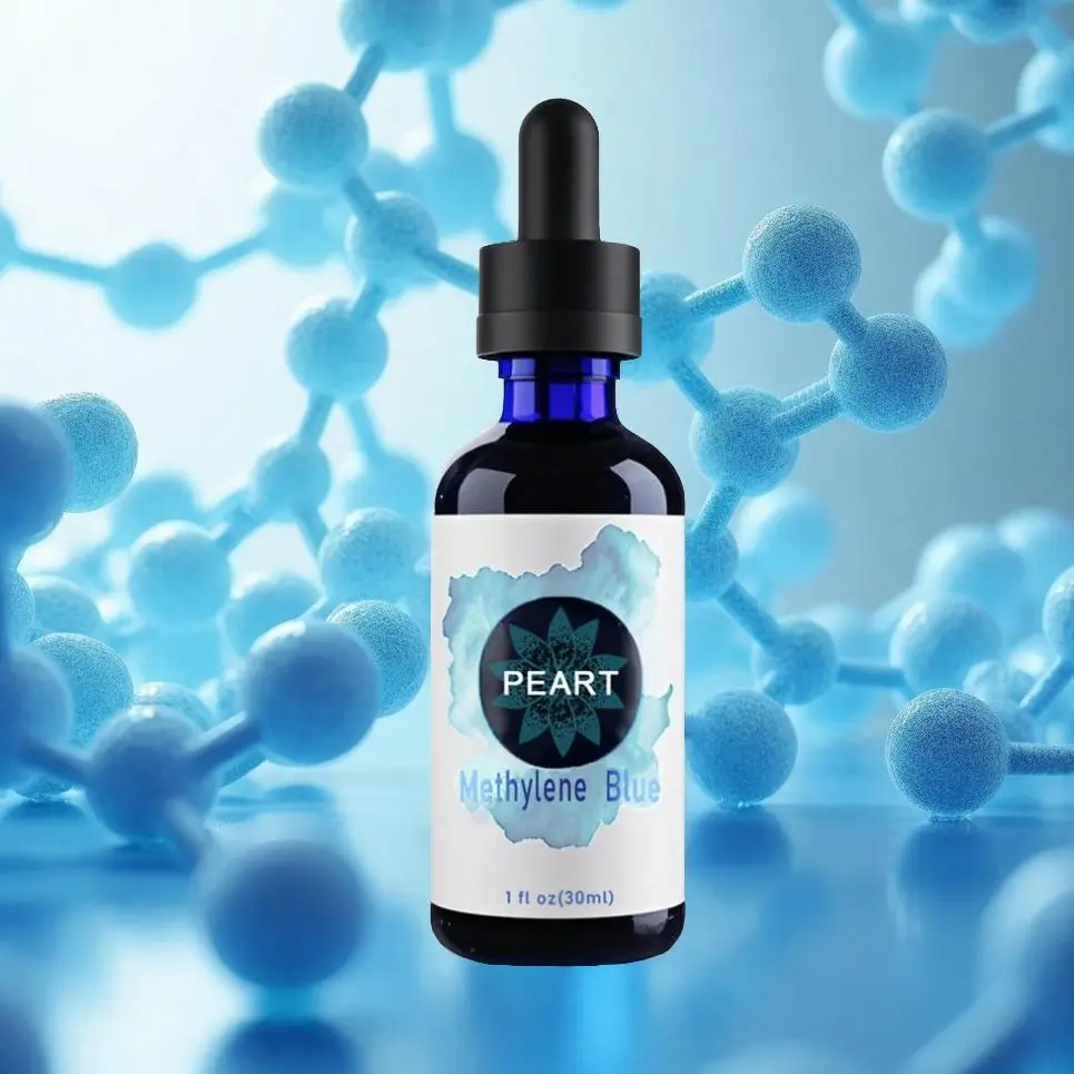 Pharmaceutical Grade Methylene Blue Aquarium Bactericide for Fish Tank Water Treatment - 99.99% Purity, Formaldehyde-Free, Made in USA, Glass Bottle-Compatible Aquatic Supply, Supports Mitochondrial Function