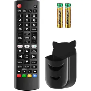 Remote Compatible with LG TV Remote Control (All Models) for All Smart TV LCD LED 3D AKB 75375604   A.K.B. 75095307   A.K.B. 75675304   Remote Control for LG Remote Replacement with Holder & Battery