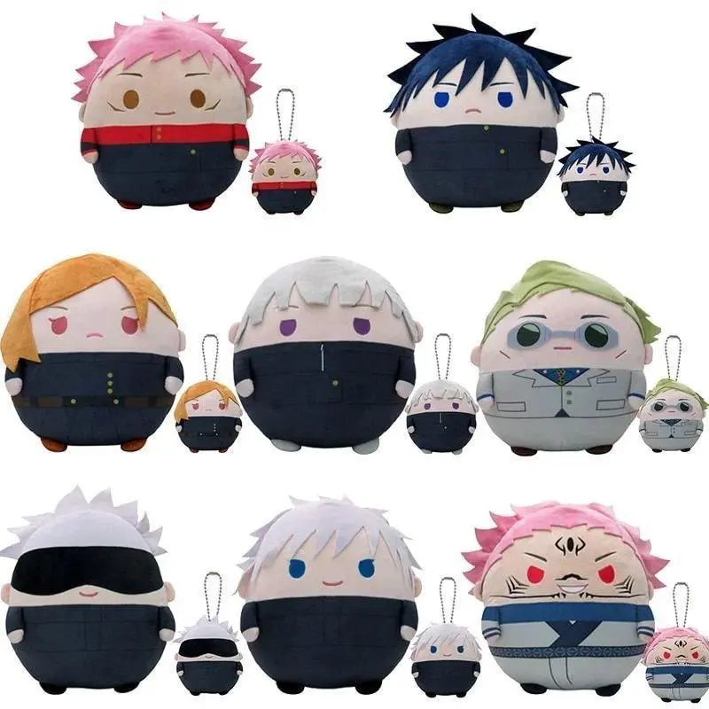 Anime Jujutsu Kaisen Push Doll Mahito Satoru Gojo Itadori Yuji Fushiguro Megumi Geto Suguru Nanami Kento Stuffed Toys