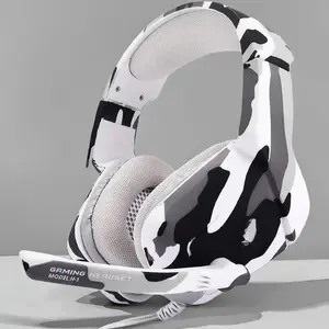 P-X Universal Gaming Headset for PS4, Xbox One, PC, Nintendo Switch - Noise Cancelling Mic & Bass Surround Over-Ear Headphones (Camo)