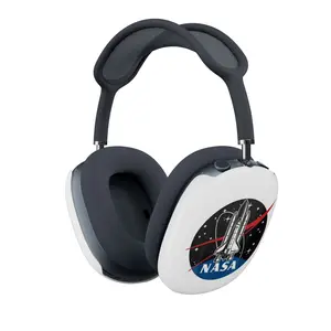 Retro NASA Space Shuttle AirPods Max Case Covers, Vintage 90s Aesthetic Ear Cup Protectors, Futuristic Sci-Fi Techwear Streetwear Accessories, Hypebeast Cosmic Headphone Shell, Durable Anti-Scratch Gear, Cool Tech Gift for Space Fans