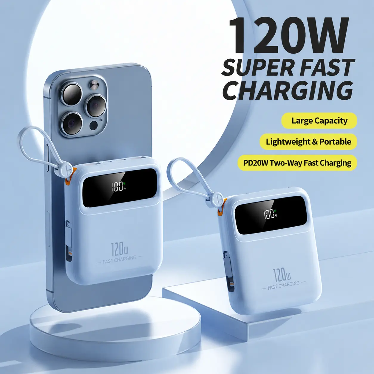 Cute Mini Power Bank  Pocket Size Design