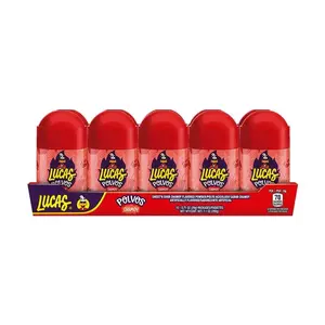 LUCAS POLVOS POWDER CANDY CHAMOY/MANGO 10CT -0.71 OZ /NET 7.1 OZ
