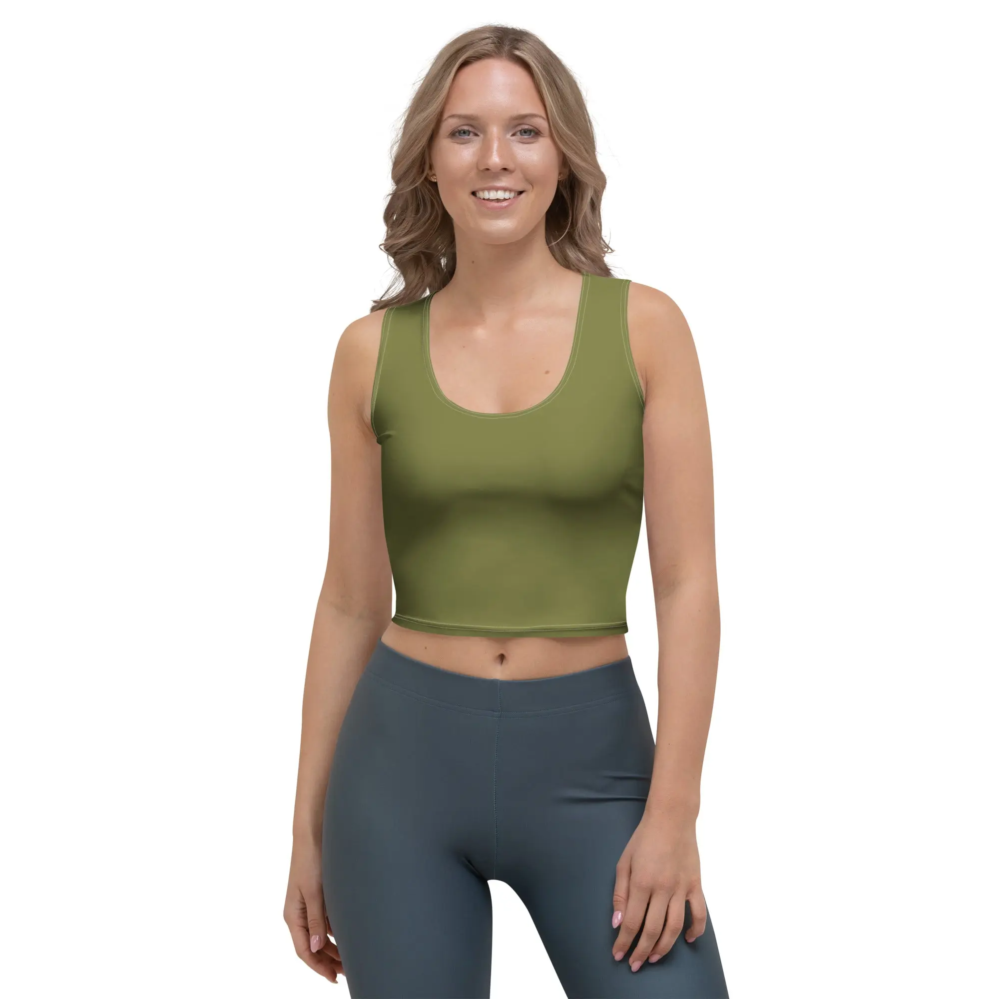 Ocean Olive Crop Top
