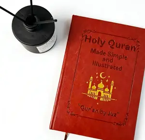 Holy Quran Made Simple and Illustrated Leather Cover Quran by Juz Easy-to-Understand Islamic Study Book for Beginners