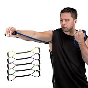 PunchPower Pro Resistance Bands - 5 Levels of Resistance for Boxing Speed & Strike Training - Ideal for Combat Athletes Martial Artists & Fitness Enthusiasts - High-Density Latex-Free Elastic with Reinforced Handles
