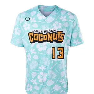 Hot coconuts#13 blue Baseball  Jerseys,Vintage Streetwear Baseball Jersey, Outfits - Unisex -  Trendy Baseball Jerseys #streetstyle #viraloutfits #baseballjersey