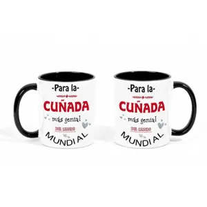 Spanish Inspired Ceramic Coffee Mug 111oz Humorous Sister-in-Law Gift Perfect for Camping Picnics and Travel Durable and Microwave Safe
