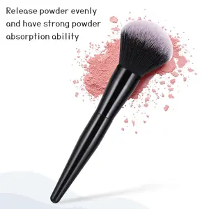 Large Powder Brush for Setting Powder, Fluffy Blush Brush for Contouring Face, Professional Makeup Brush for Flawless Finish, Complexion Brush, Precision Powder Brush