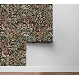 NextWall Tulip Garden Vintage Peel and Stick Wallpaper