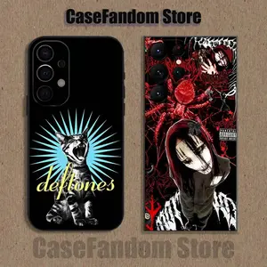 Fashion Band d-Deftones Shockproof Phone Case For Samsung S26,S25,S24,S21,S22,S23,S26,Ultra,Plus,Fe,5G Black Cover