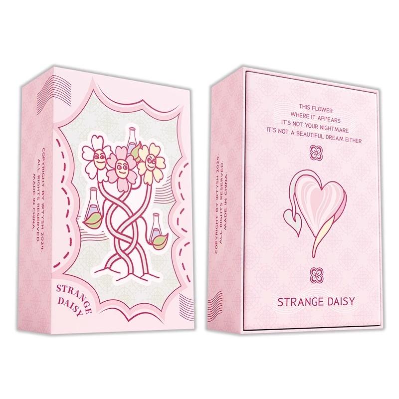 【Wohstudios】Ridiculous Flowers Standard Edition Quirky Simple Cute Drawing Style Tarot Cards, Copperplate Paper