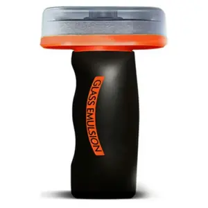 Automotive Car Glass Oil Film Cleaner Cream, Fast Acting No-Residue Decontamination Degreaser, Handheld Compact Portable Window Oil Film Remover for Clear Vision