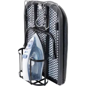 Table Top Ironing Board with Iron Holder Foldable Portable Metal Small Ironing Table Countertop Space Saving No Iron Included