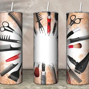 Hair Stylist Tumbler 20oz - Hair Dresser Sublimation Hairstylist Life Wrap with Essential Aroma Ingredients - Bottle, Drinkware