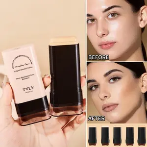Long-lasting Concealer Foundation, Concealer for Acne, 1 Box Portable Facial Concealer Foundation Makeup Stick, Basic Facial Cosmetics for Women & Girls, Trending Makeup, Summer Makeup, Korean Makeup, Hydrating Foundation