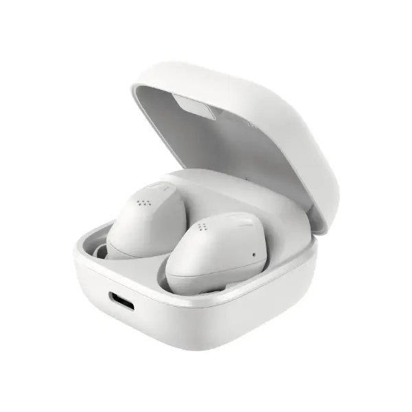 Sennheiser ACCENTUM True Wireless Earbuds - Crystal-Clear Sound with Hybrid ANC, Ergonomic Design, 28-Hour Battery Life, Touch Interface and Dual Mic Call Quality - White