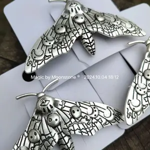 Moon Phases Moon Moth Barrette