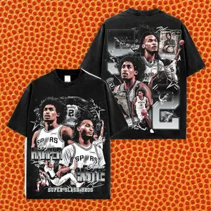 [Gildan G5000] Super Slash Bros Dylan Harper Stephon Castle Shirt, Vintage 90s Bootleg Graphic Tee, Retro Basketball Streetwear Apparel, Casual Gameday Fan Gift