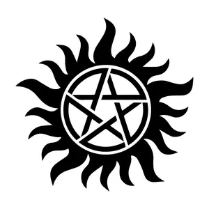 Supernatural Anti Possession Stickers Funny Car Window Bumper Novelty Vinyl Decal