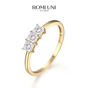 ROMI UNI STUDIO S925 Silver Morganite Ring Set, dazzling and suitable for daily wear, perfect for casual social occasions, is a great jewelry gift for girlfriends or wives