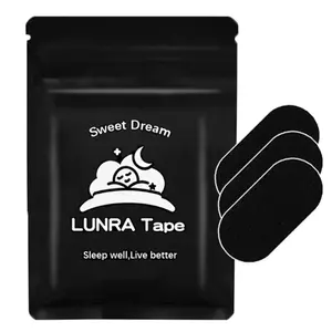 Lunra tape Mouth Tape 120/60/30 Strips 4/2/1-Month Supply Hypoallergenic Adhesive Gentle Ultra Breathable Stop Snoring Sleep Tape Sports Accessory Black and Pink