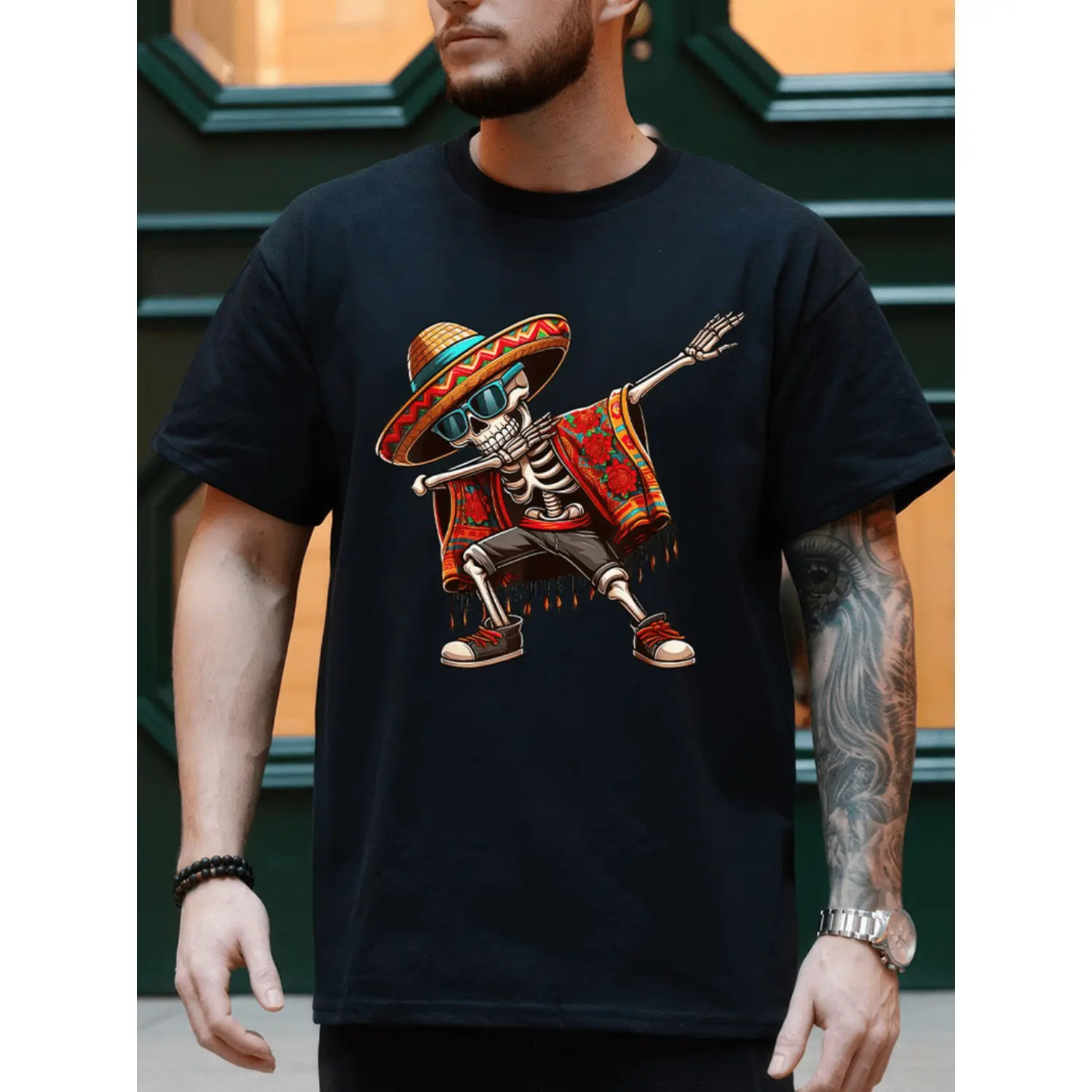 100% Cotton Golf Gift T-Shirt For Men and Women mens 100 cotton crew neck t shirt with   in sombrero and poncho print   de mayo mexican   tee     knit fabric regular fit   fun and festive design for adult men   tshirt mexican themed apparel nonstretch fab