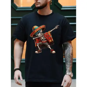 100% Cotton Golf Gift T-Shirt For Men and Women mens 100 cotton crew neck t shirt with   in sombrero and poncho print   de mayo mexican   tee     knit fabric regular fit   fun and festive design for adult men   tshirt mexican themed apparel nonstretch fab