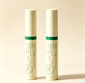 AXIS-Y Vegan Collagen Eye Cream Serum 2pcs for Dark Circles and Fine Lines with Triple Hyaluronic Acid & Peptide Complex Hydrating Korean Eye Care 10ml