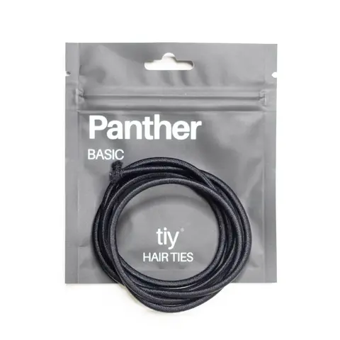 Panther - Basic Elastic Hair Bands, Durable Hair Ties for Women's Daily Use