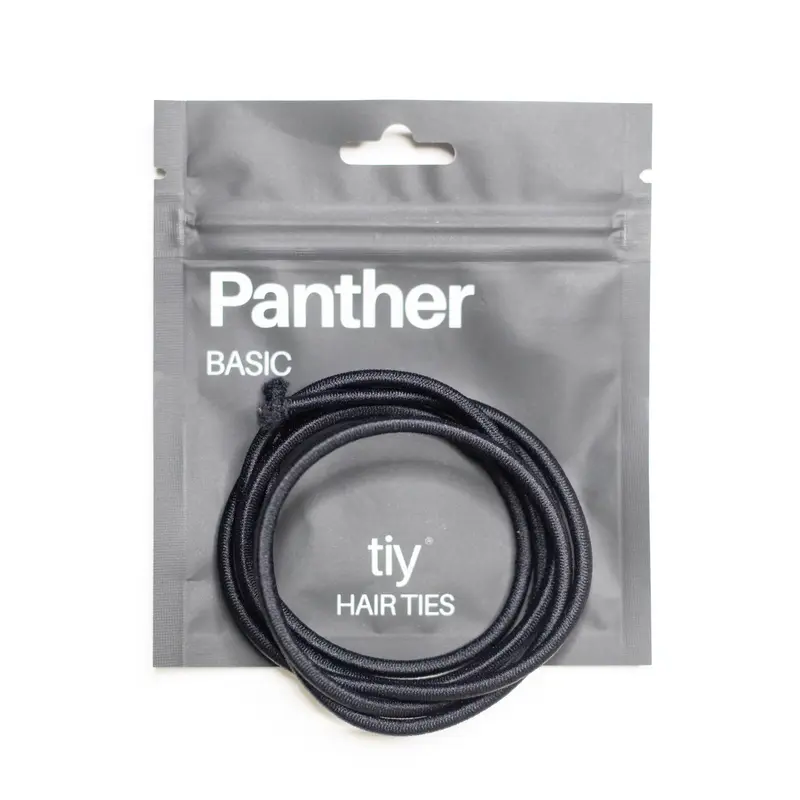 Panther - Basic Elastic Hair Bands, Durable Hair Ties for Women's Daily Use
