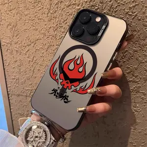 Gurren Lagann Phone Case for iPhone 17 16 15 14 13 12 11 Pro Max Air Magnetic MagSafe Matte Laser Metallic Phone Case | Aurora Gradient Finish with Smooth Matte Texture | Durable Scratch-Resistant Anti-Fingerprint Protective Cover