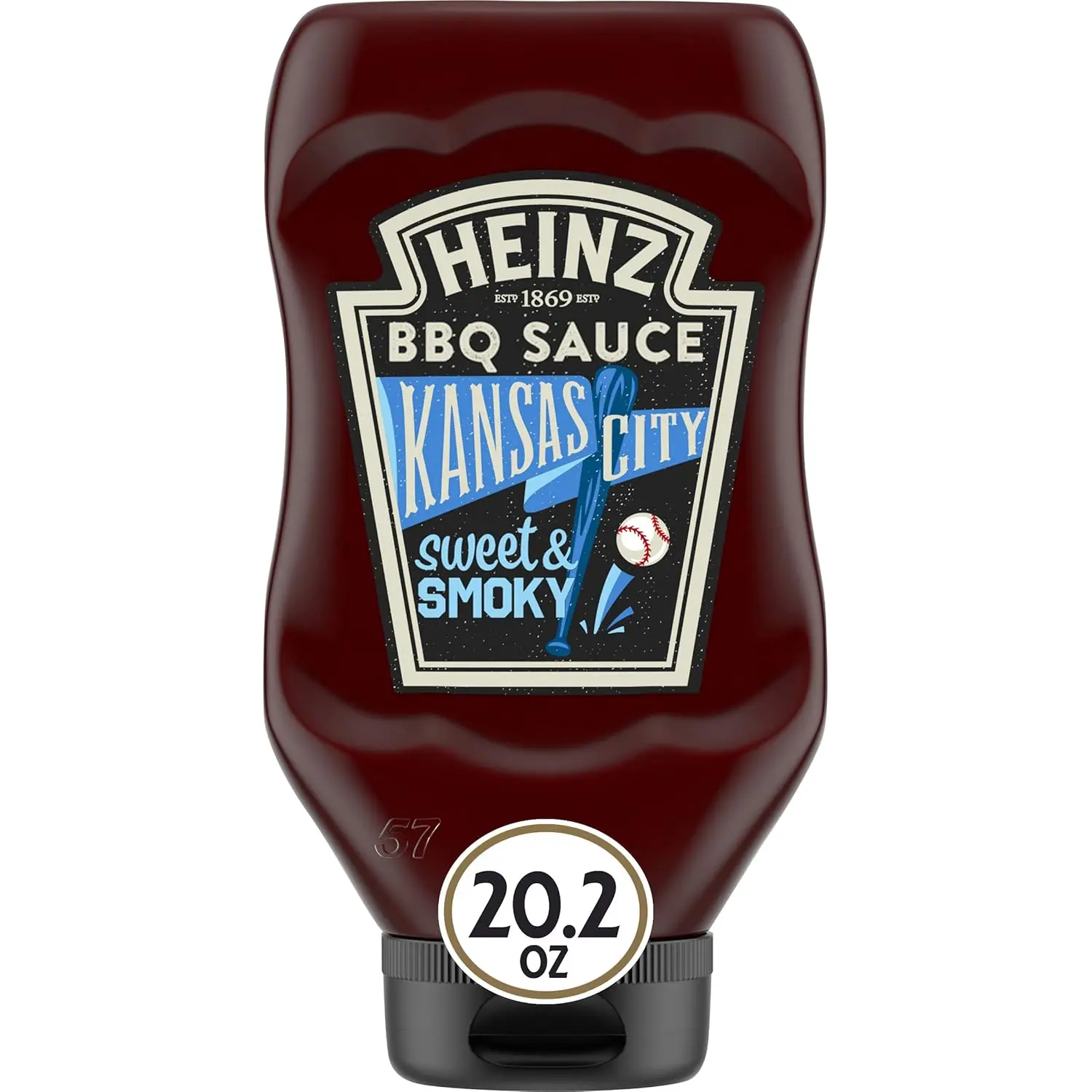 Heinz Kansas City Style Sweet & Smoky BBQ Barbecue Sauce (20.2 oz Bottle)