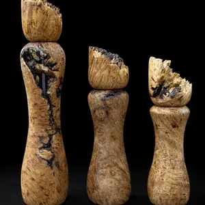 *Custom order* Handmade Wooden Pepper Mill – 8” / 10” / 12” – Premium Hardwood Grinder – Adjustable Grind – Made in USA Mechanism