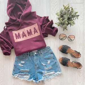 MAMA Box Shimmer • Maroon Hoodie MAMA Box Shimmer • Maroon Hoodie