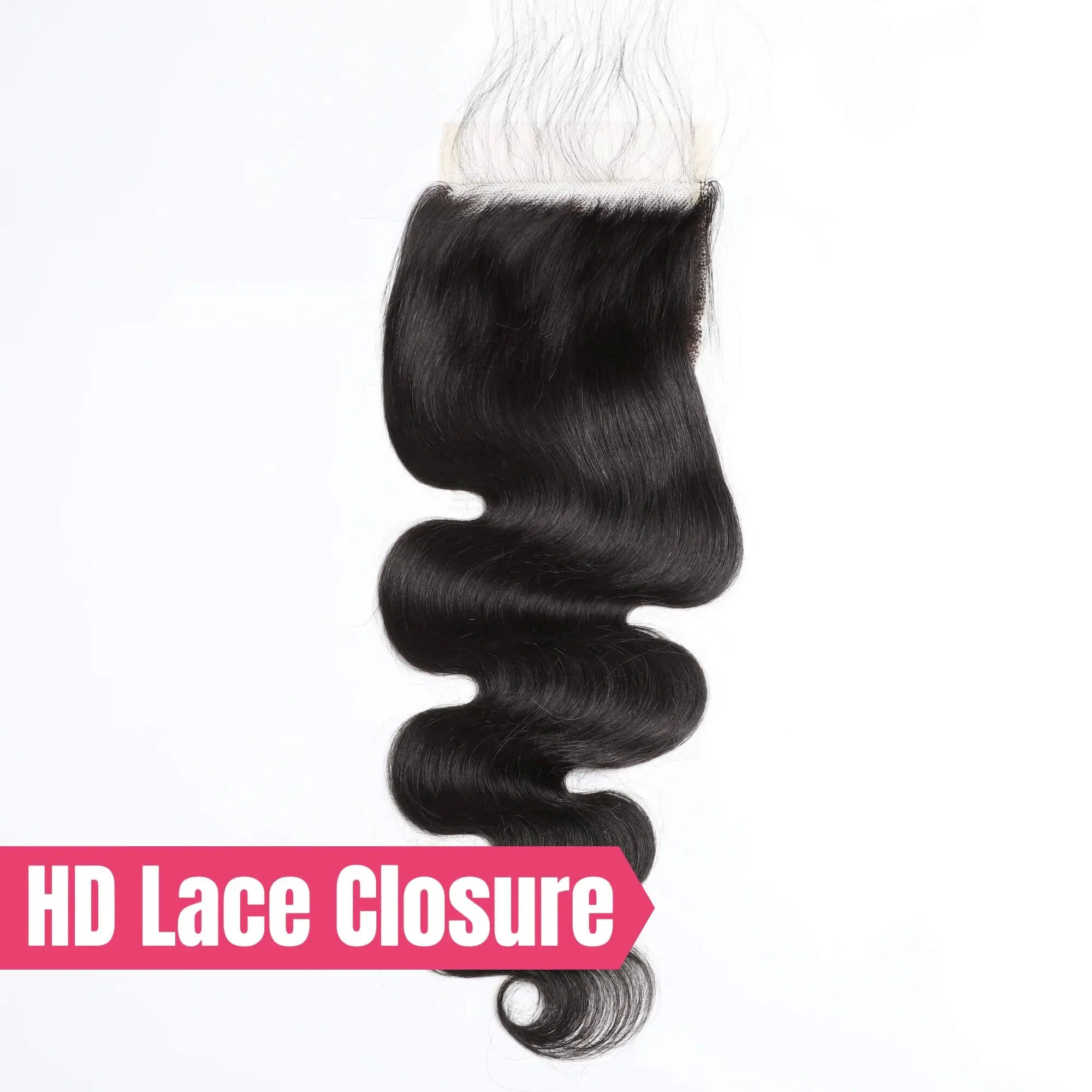 HD Lace Closure Human Hair Body Wave(size of 4x4 or 5x5)