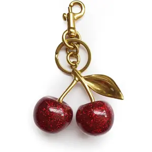 Cherry Bag Charm Purse Charms Keychain- Car Cherry Accessories keychian Christmas Valentine Bag Gifts For Women