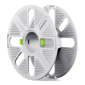 MarsWork Quick-Swap Reusable Spool for Refill Filament, Two-Finger Press Design, Easy to Use for 3D Printing Refill Filament