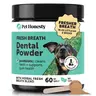 Fresh Breath Dental Powder for Dogs (60 servings) for Odor, Plaque and Tartar