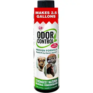Odor Control &  Smell Remover - Eliminates Odors from , Pet, Horse, , , Carpet and Homes - Makes 2.5 Gallons of Spray. Pee Odor Destroyer, Eliminator & Enzyme Cleaner