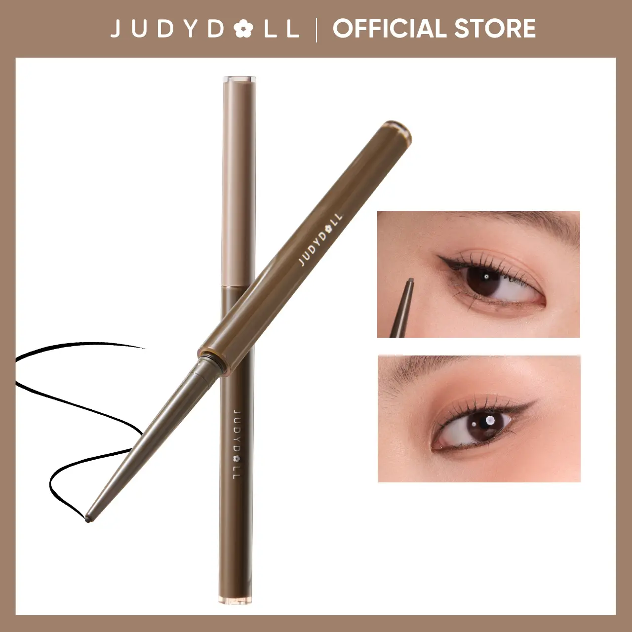 JUDYDOLL Ultra-Fine Eyeliner Gel Pen, Matte Creamy Texture, Long-Lasting Wear, Smooth Application, Non-Clumping Formula, Smudge-Resistant, Easy To Remove, For Outer And Inner Eyeliner, High-End Finish, Beginner-Friendly, Summerwins