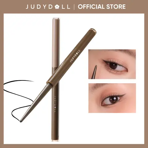 JUDYDOLL Ultra-Fine Eyeliner Gel Pen Cosmetic - Matte Creamy Texture, Smooth Application, Non-Clumping, Smudge-Resistant, Easy To Remove, Long Wear, Beginner-Friendly, For Outer/Inner Use, High-End Finish - Eye Makeup Supplies, Makeup, Beauty Products, Lo