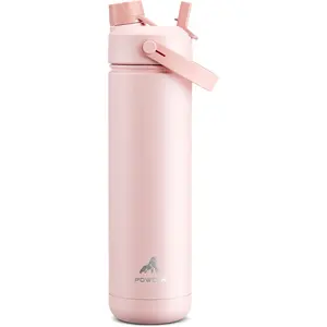 Insulated Stainless Steel Water Bottle – 26oz Leak-Proof Travel Tumbler with 2-in-1 Lid